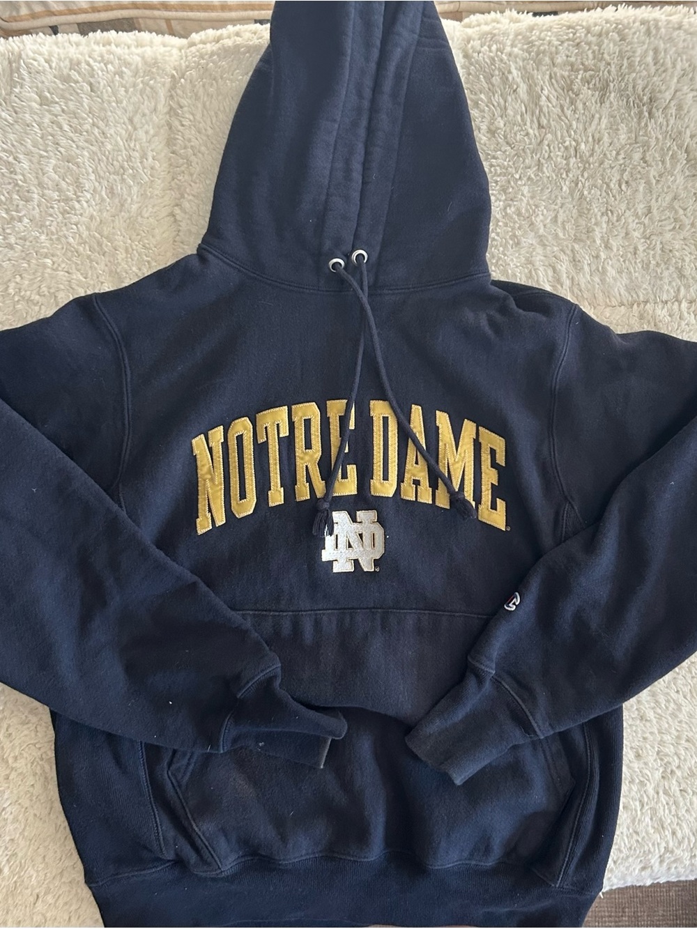 Unisex Notre Dame hoodie- small